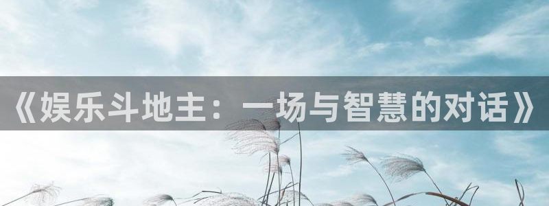 红足1世44814：《娱乐斗地主：一场与智慧的对话》